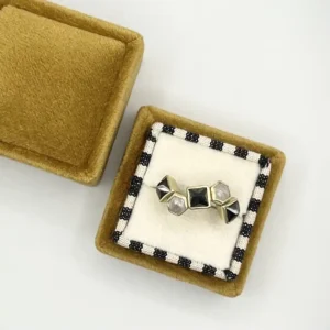 Alternative view of Pop-The-Question Tiny Square in Mustard