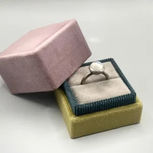 Colour Block Square Ring Box no.3