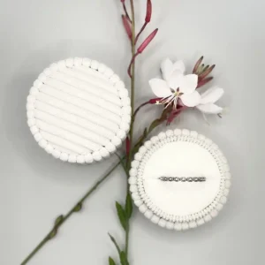 Alternative view of Ceremony Corduroy Round Ring Box